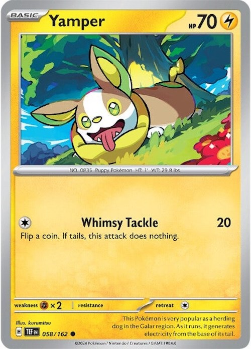 Yamper (058/162) [Scarlet & Violet: Temporal Forces] | Exor Games Summserside