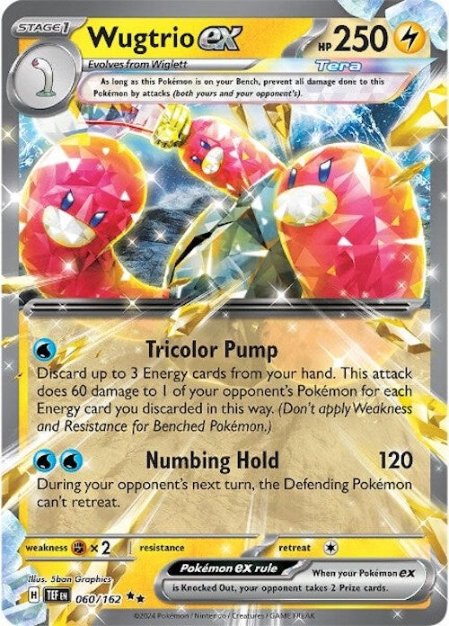 Wugtrio ex (060/162) [Scarlet & Violet: Temporal Forces] | Exor Games Summserside