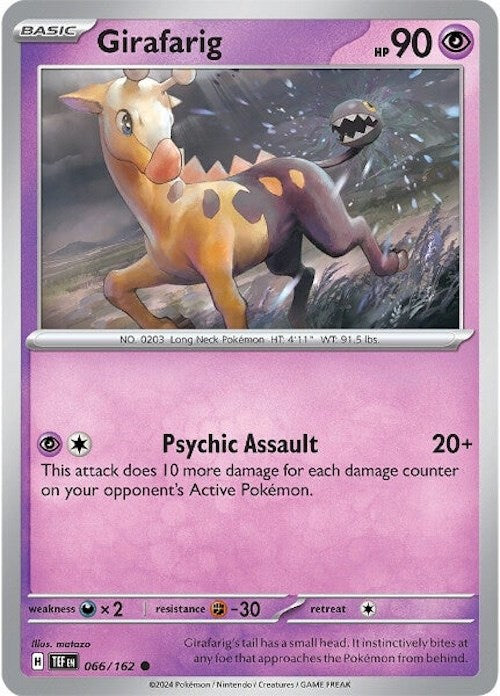 Girafarig (066/162) [Scarlet & Violet: Temporal Forces] | Exor Games Summserside