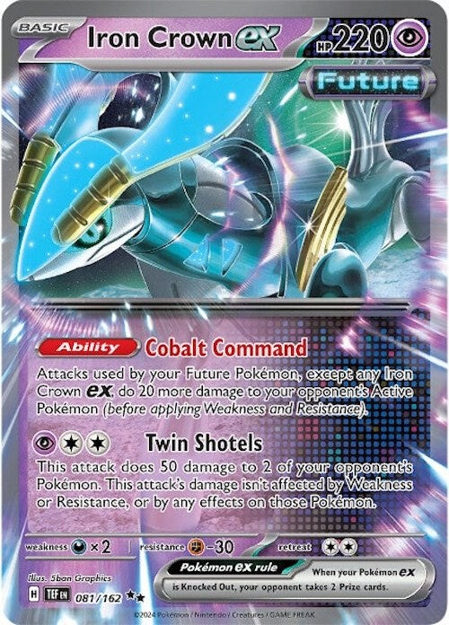 Iron Crown ex (081/162) [Scarlet & Violet: Temporal Forces] | Exor Games Summserside