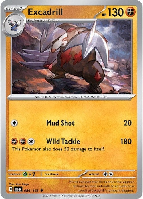 Excadrill (086/162) [Scarlet & Violet: Temporal Forces] | Exor Games Summserside