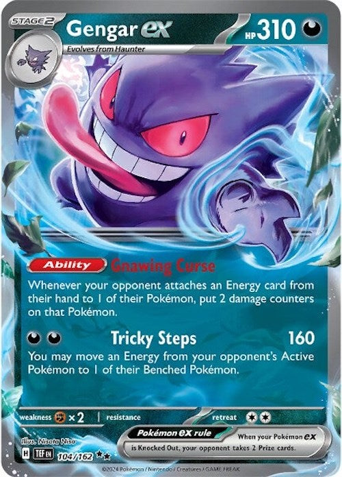 Gengar ex (104/162) [Scarlet & Violet: Temporal Forces] | Exor Games Summserside