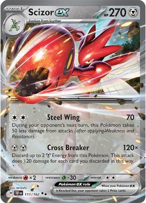 Scizor ex (111/162) [Scarlet & Violet: Temporal Forces] | Exor Games Summserside