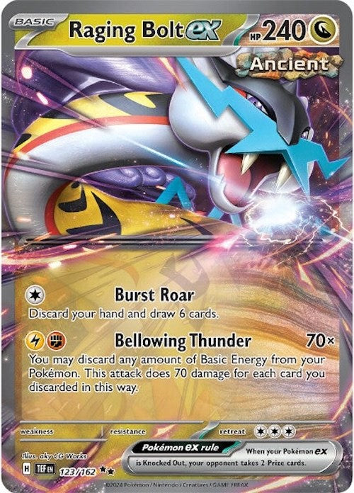 Raging Bolt ex (123/162) [Scarlet & Violet: Temporal Forces] | Exor Games Summserside