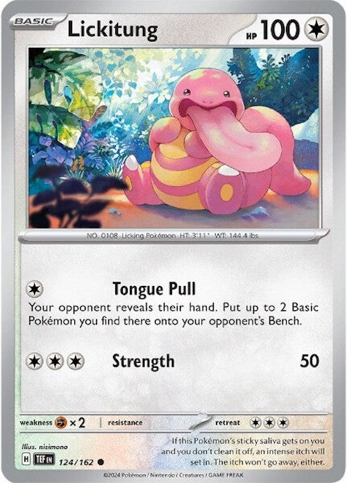 Lickitung (124/162) [Scarlet & Violet: Temporal Forces] | Exor Games Summserside