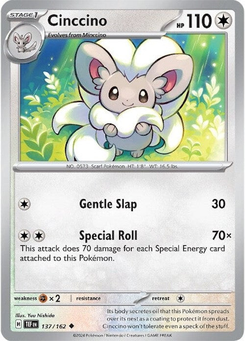 Cinccino (137/162) [Scarlet & Violet: Temporal Forces] | Exor Games Summserside