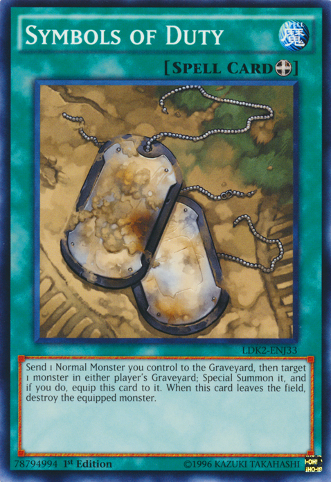 Symbols of Duty [LDK2-ENJ33] Common | Exor Games Summserside