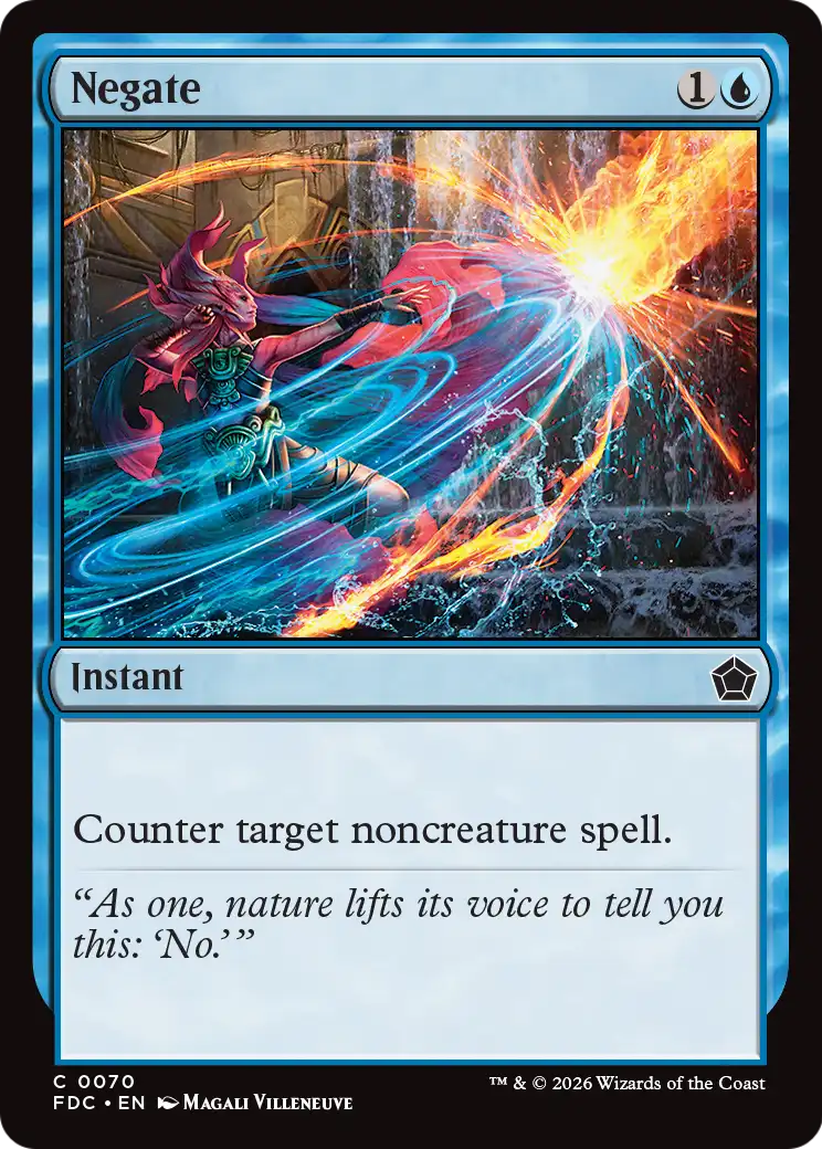 Negate [Foundations Commander] | Exor Games Summserside