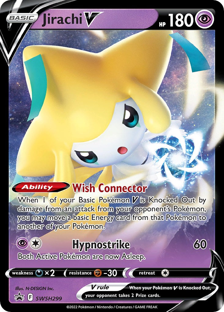 Jirachi V (SWSH299) [Sword & Shield: Black Star Promos] | Exor Games Summserside