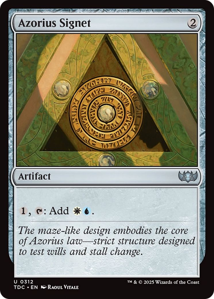 Azorius Signet [Tarkir: Dragonstorm Commander] | Exor Games Summserside