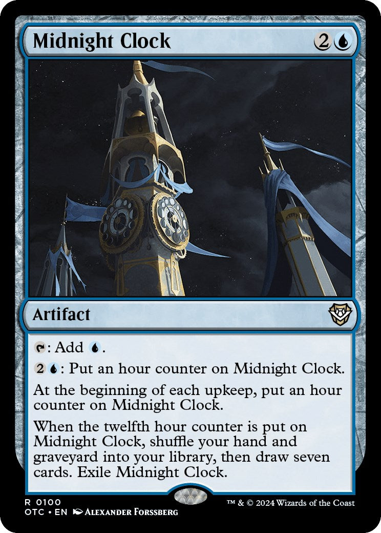 Midnight Clock [Outlaws of Thunder Junction Commander] | Exor Games Summserside