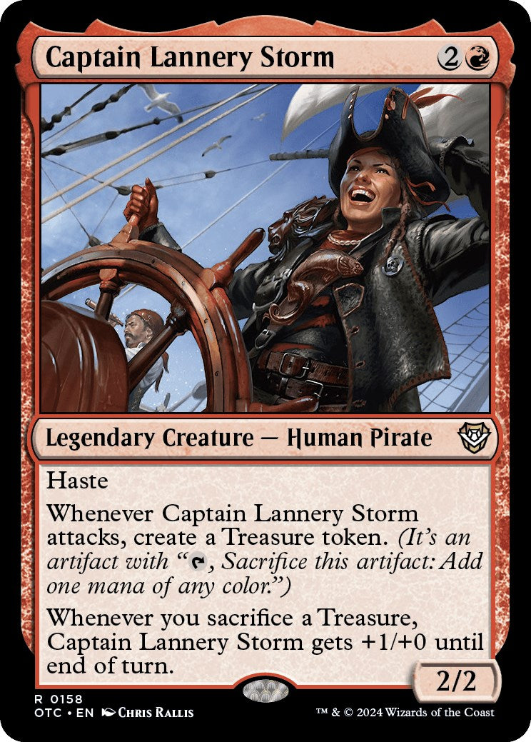 Captain Lannery Storm [Outlaws of Thunder Junction Commander] | Exor Games Summserside