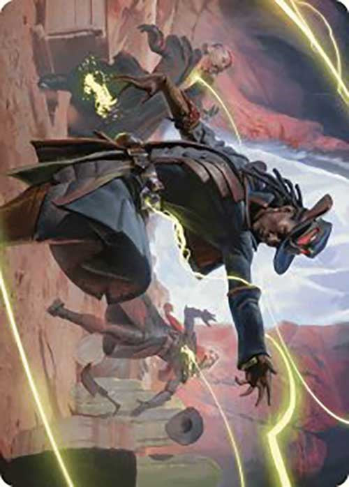 Lilah, Undefeated Slickshot Art Card [Outlaws of Thunder Junction Art Series] | Exor Games Summserside