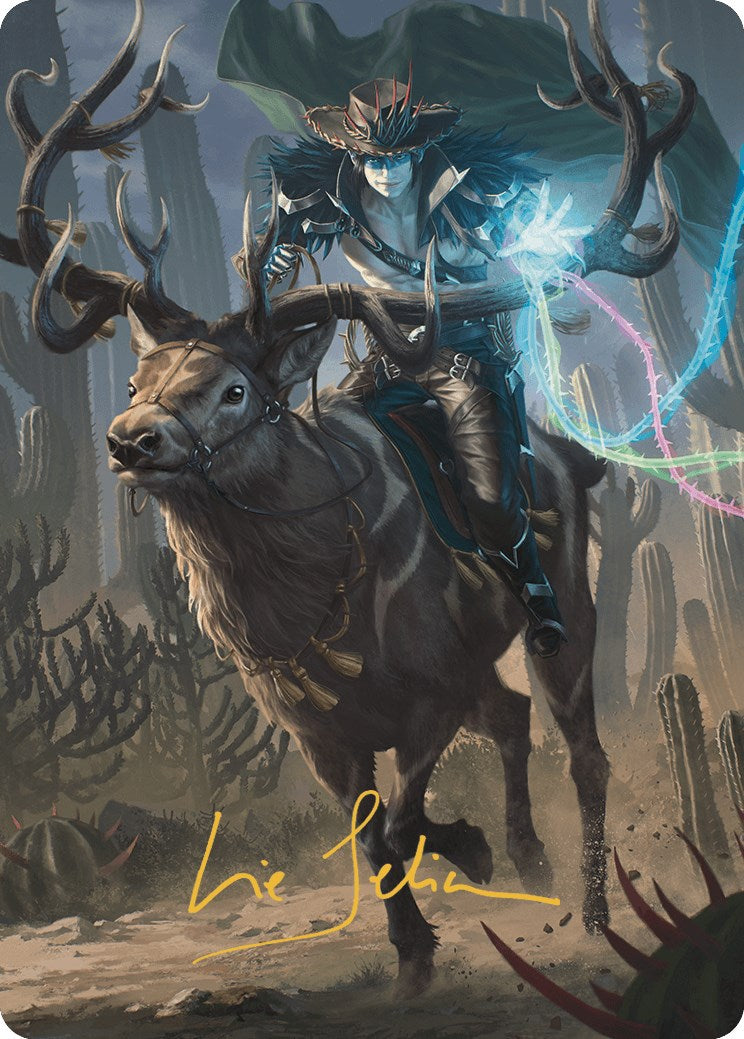 Oko, the Ringleader Art Card (54/54) (Gold-Stamped Signature) [Outlaws of Thunder Junction Art Series] | Exor Games Summserside