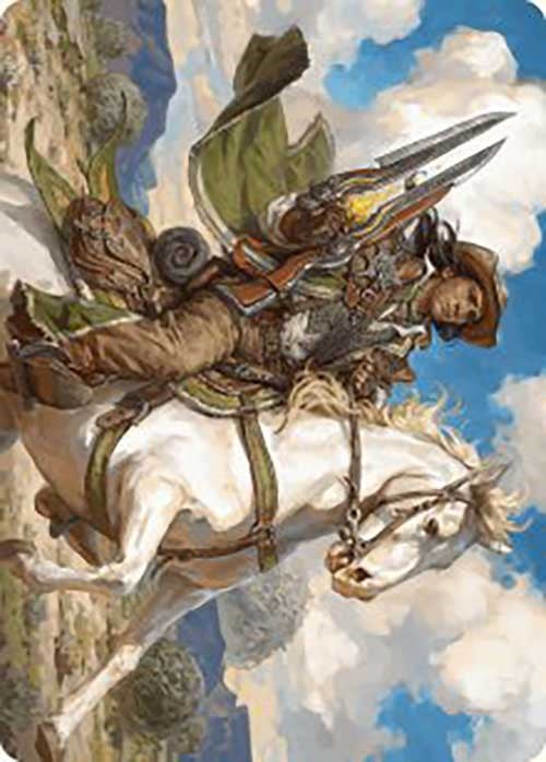 Wylie Duke, Atiin Hero Art Card [Outlaws of Thunder Junction Art Series] | Exor Games Summserside