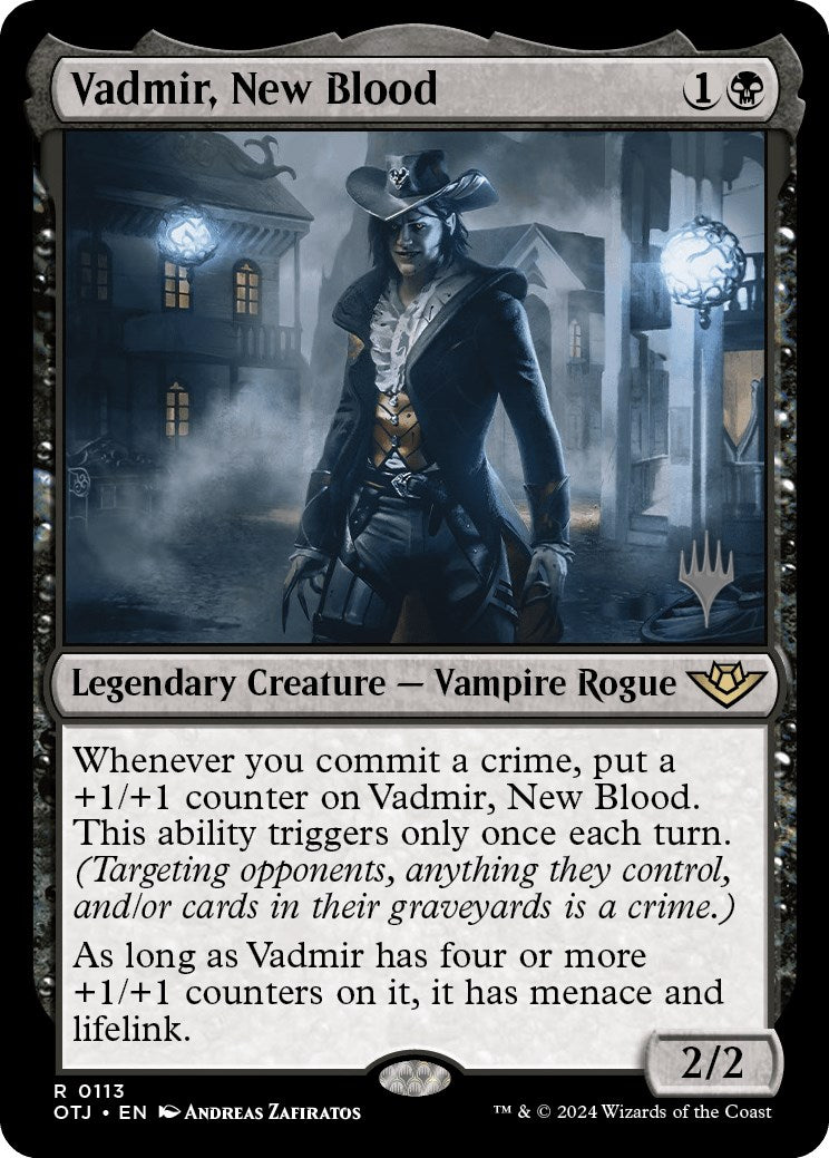 Vadmir, New Blood (Promo Pack) [Outlaws of Thunder Junction Promos] | Exor Games Summserside