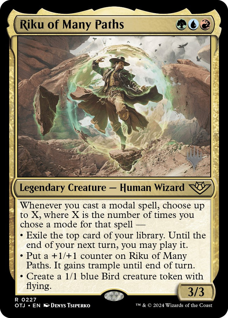 Riku of Many Paths (Promo Pack) [Outlaws of Thunder Junction Promos] | Exor Games Summserside