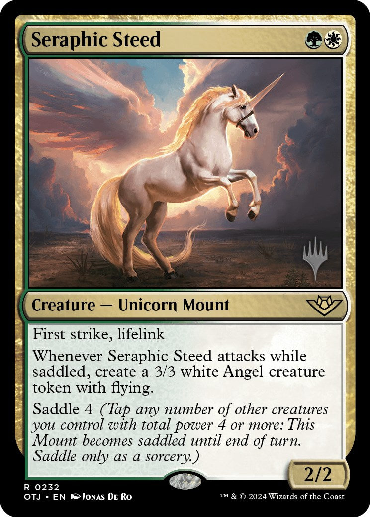 Seraphic Steed (Promo Pack) [Outlaws of Thunder Junction Promos] | Exor Games Summserside