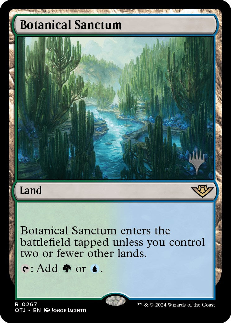 Botanical Sanctum (Promo Pack) [Outlaws of Thunder Junction Promos] | Exor Games Summserside