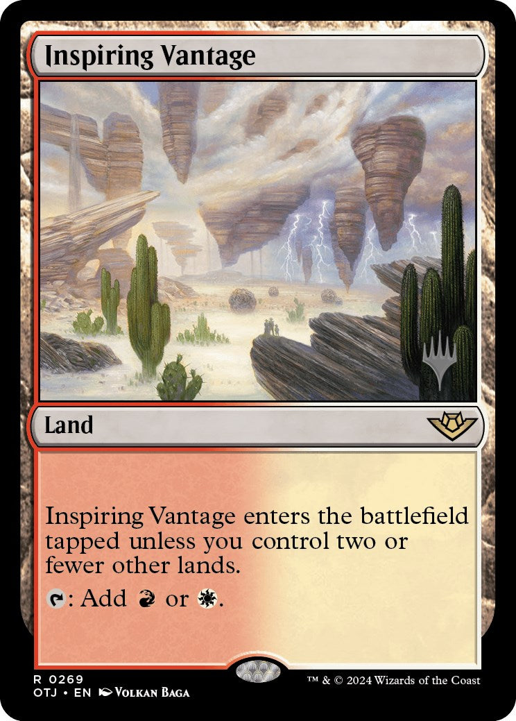 Inspiring Vantage (Promo Pack) [Outlaws of Thunder Junction Promos] | Exor Games Summserside