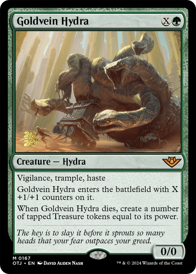 Goldvein Hydra [Outlaws of Thunder Junction Prerelease Promos] | Exor Games Summserside