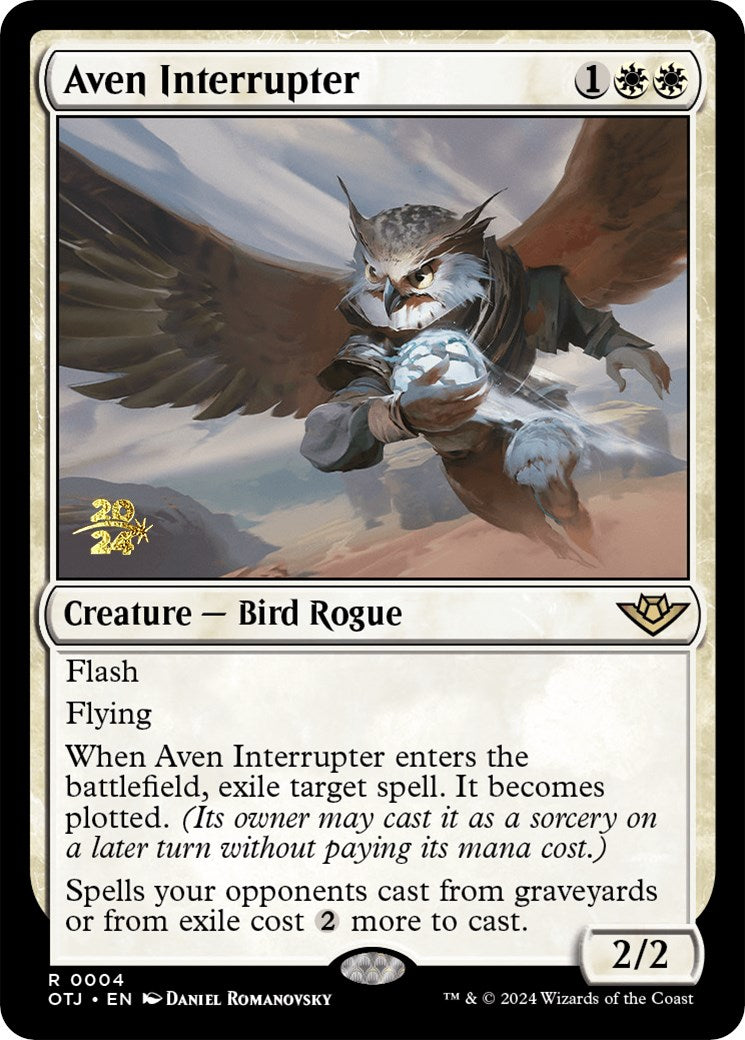 Aven Interrupter [Outlaws of Thunder Junction Prerelease Promos] | Exor Games Summserside