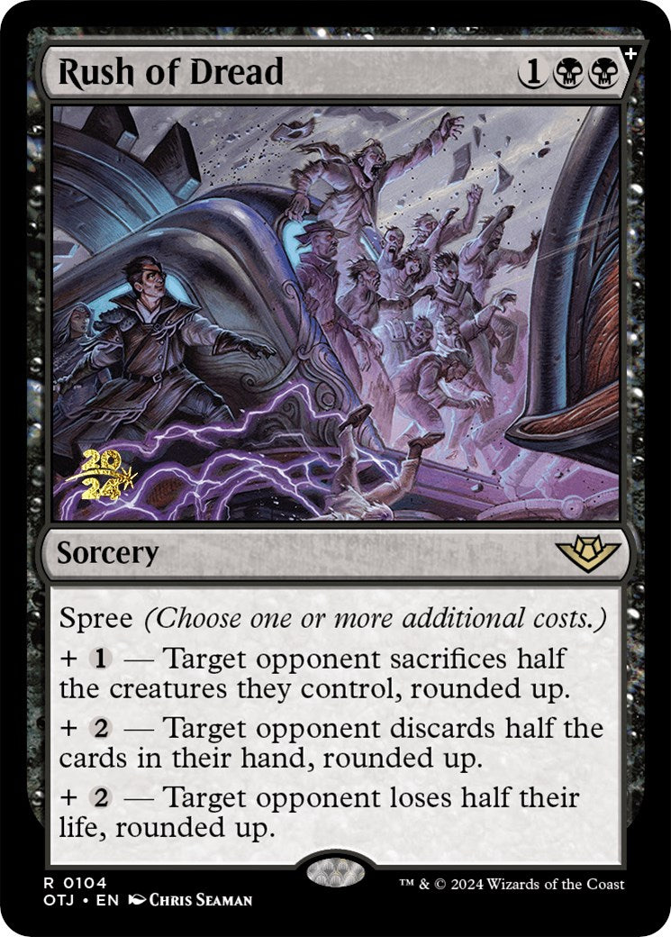 Rush of Dread [Outlaws of Thunder Junction Prerelease Promos] | Exor Games Summserside