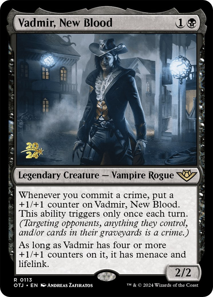 Vadmir, New Blood [Outlaws of Thunder Junction Prerelease Promos] | Exor Games Summserside