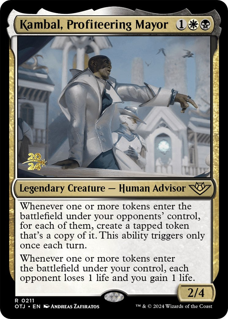 Kambal, Profiteering Mayor [Outlaws of Thunder Junction Prerelease Promos] | Exor Games Summserside