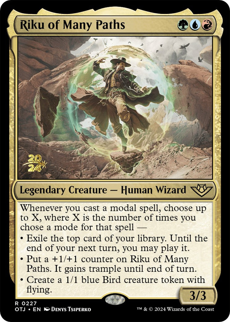 Riku of Many Paths [Outlaws of Thunder Junction Prerelease Promos] | Exor Games Summserside