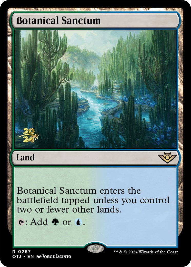 Botanical Sanctum (OTJ) [Outlaws of Thunder Junction Prerelease Promos] | Exor Games Summserside