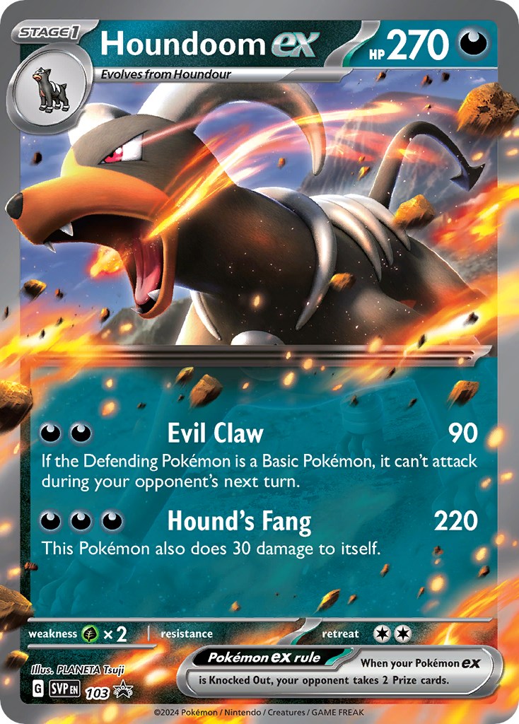 Houndoom ex (103) [Scarlet & Violet: Black Star Promos] | Exor Games Summserside