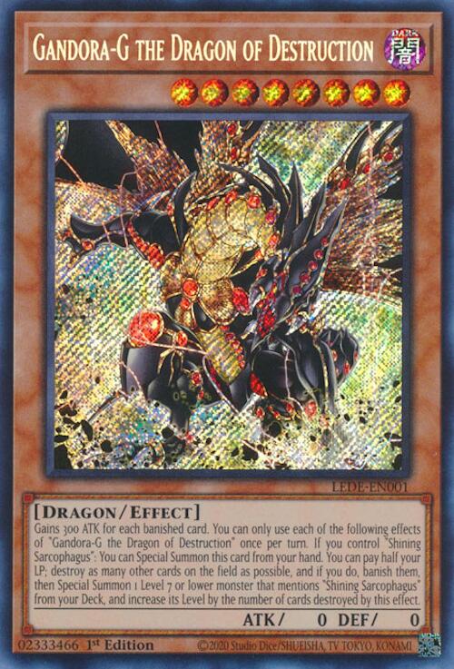 Gandora-G the Dragon of Destruction [LEDE-EN001] Secret Rare | Exor Games Summserside