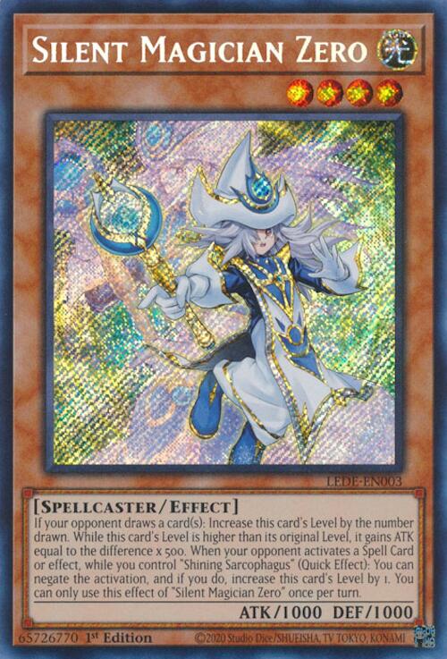 Silent Magician Zero [LEDE-EN003] Secret Rare | Exor Games Summserside