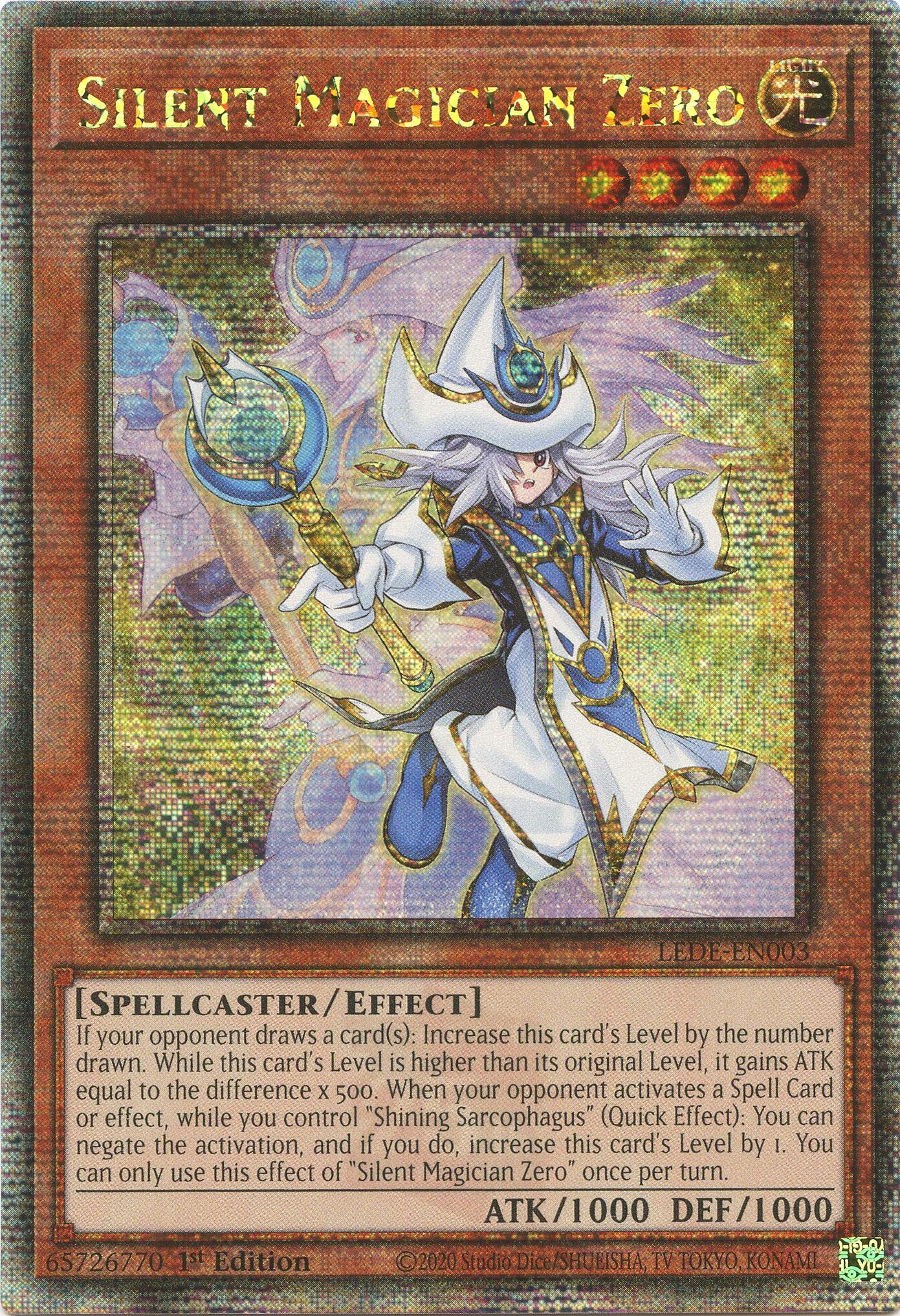 Silent Magician Zero [LEDE-EN003] Quarter Century Secret Rare | Exor Games Summserside