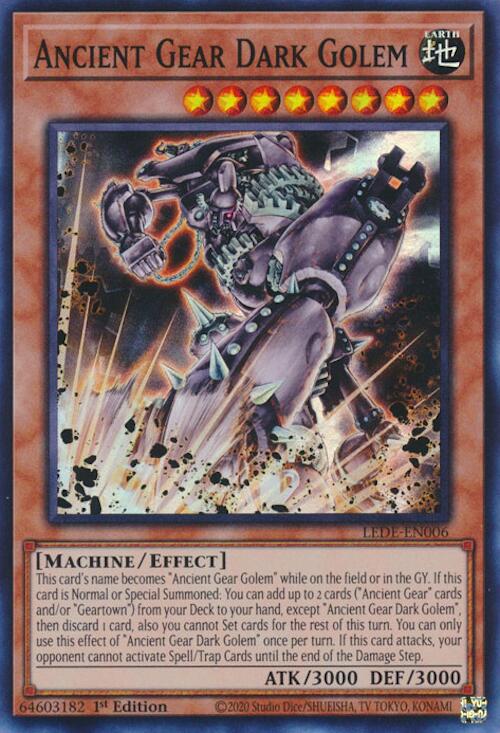 Ancient Gear Dark Golem [LEDE-EN006] Super Rare | Exor Games Summserside