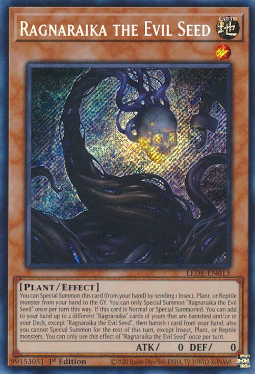 Ragnaraika the Evil Seed [LEDE-EN013] Secret Rare | Exor Games Summserside