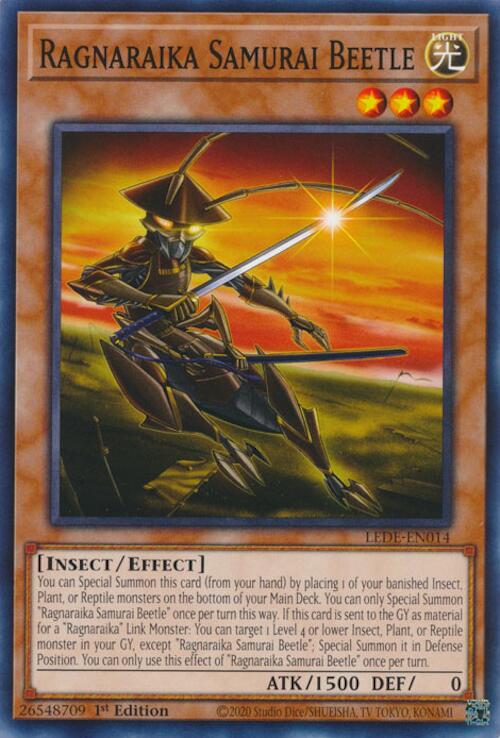 Ragnaraika Samurai Beetle [LEDE-EN014] Common | Exor Games Summserside
