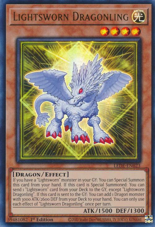 Lightsworn Dragonling [LEDE-EN023] Ultra Rare | Exor Games Summserside