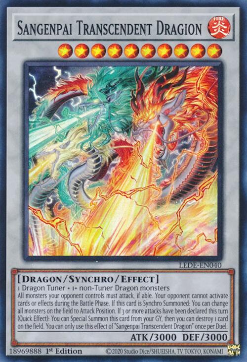 Sangenpai Transcendent Dragion [LEDE-EN040] Super Rare | Exor Games Summserside