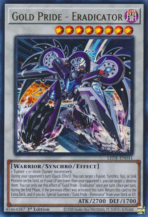 Gold Pride - Eradicator [LEDE-EN041] Ultra Rare | Exor Games Summserside