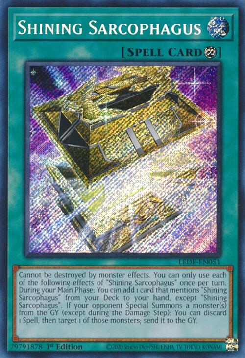 Shining Sarcophagus [LEDE-EN051] Secret Rare | Exor Games Summserside