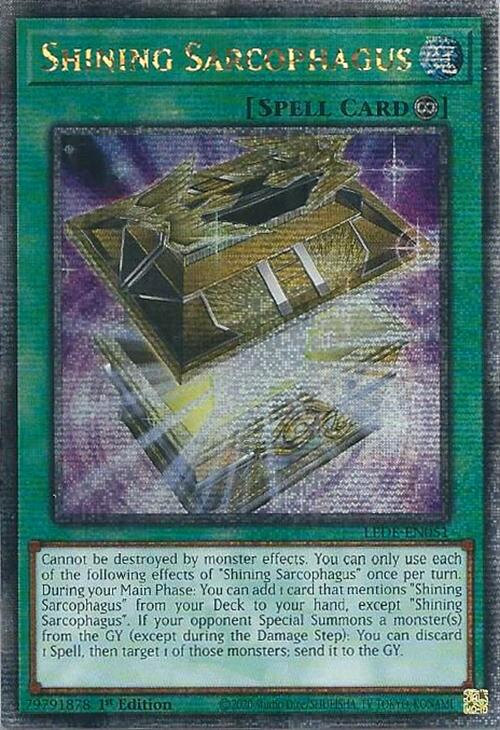 Shining Sarcophagus (Quarter Century Secret Rare) [LEDE-EN051] Quarter Century Secret Rare | Exor Games Summserside