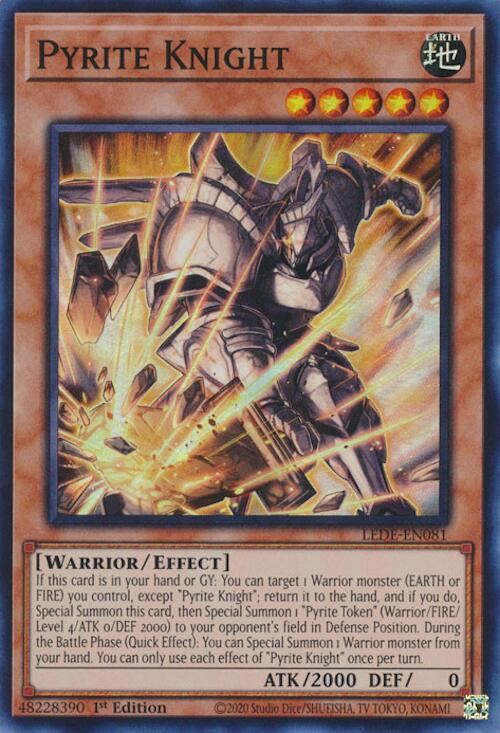 Pyrite Knight [LEDE-EN081] Super Rare | Exor Games Summserside