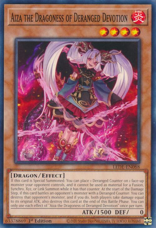 Aiza the Dragoness of Deranged Devotion [LEDE-EN088] Common | Exor Games Summserside