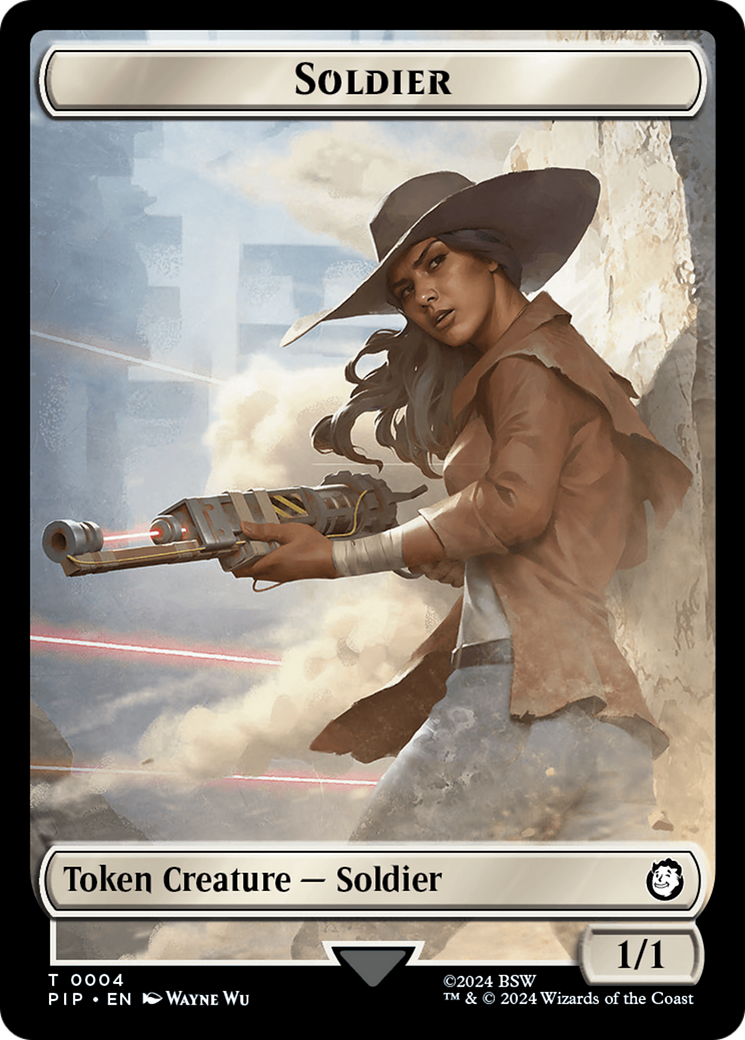 Energy Reserve // Soldier (0004) Double-Sided Token [Fallout Tokens] | Exor Games Summserside