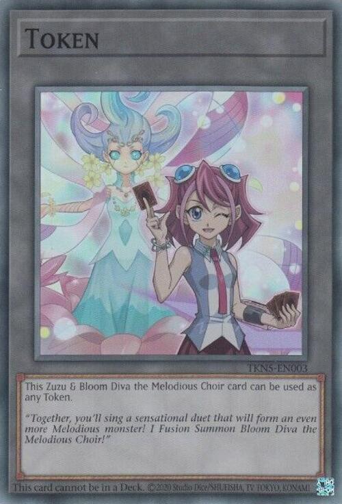 Token: Zuzu and Bloom Diva the Melodious Choir [TKN5-EN003] Super Rare | Exor Games Summserside