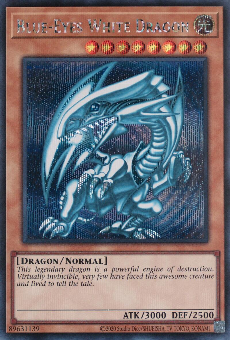 Blue-Eyes White Dragon (Secret Rare) Secret Rare | Exor Games Summserside