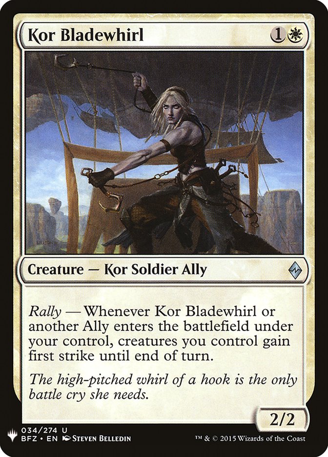 Kor Bladewhirl [Mystery Booster] | Exor Games Summserside