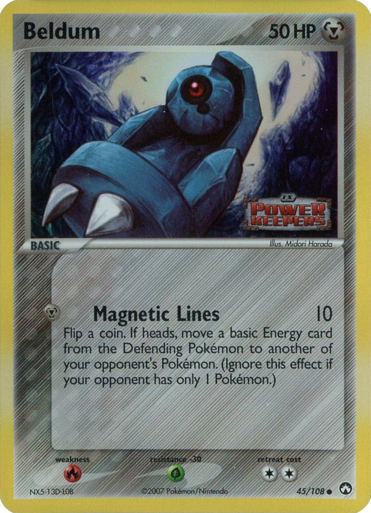 Beldum (45/108) (Stamped) [EX: Power Keepers] | Exor Games Summserside